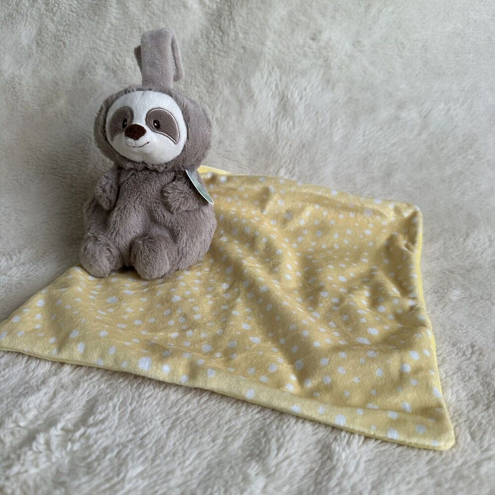Baby Gund Lil' Luvs Reese Sloth Tuck-Away Lovey Comforter Security Blanket Soft